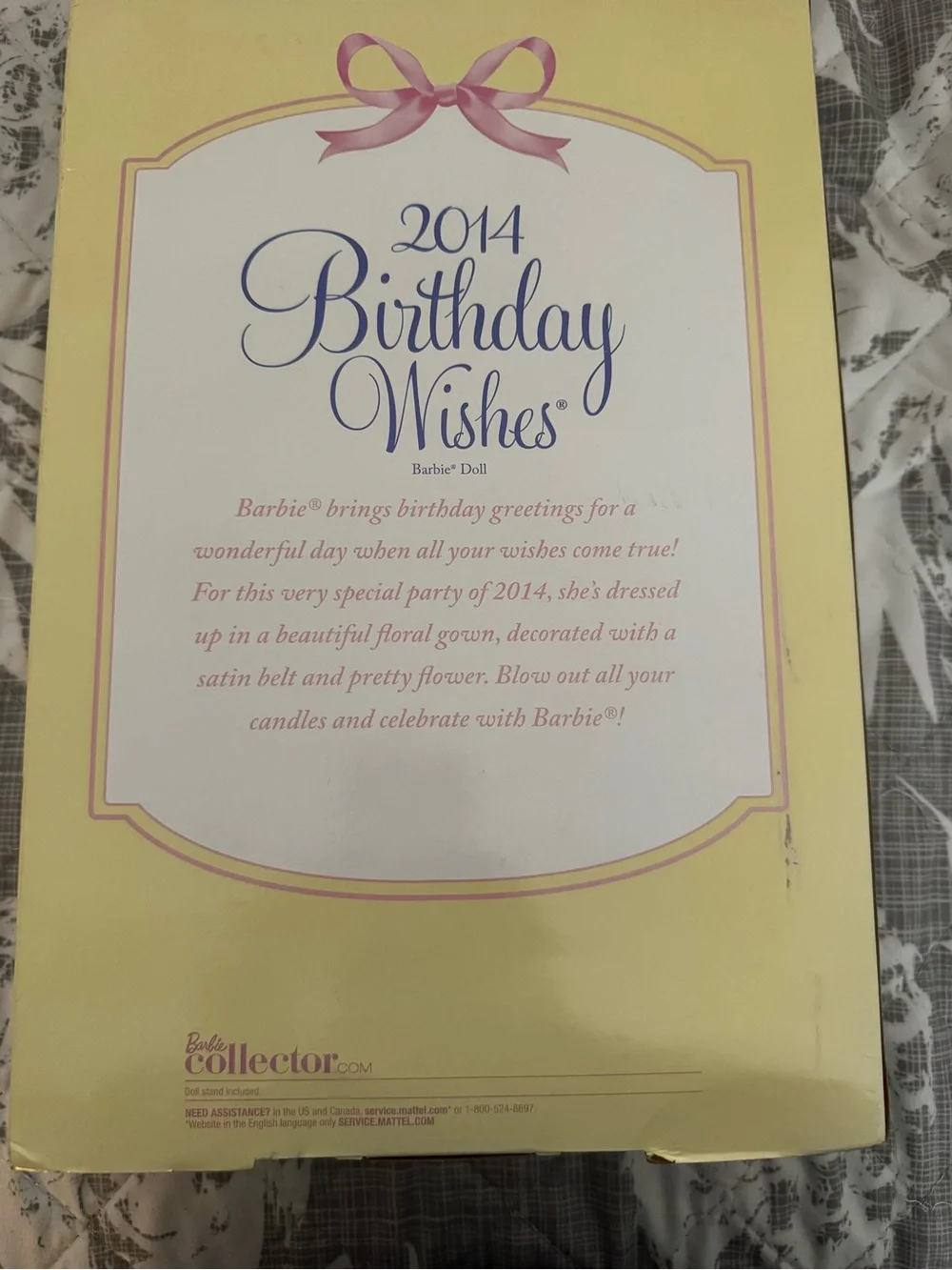 Barbie Collector- 2014 Birthday Wishes